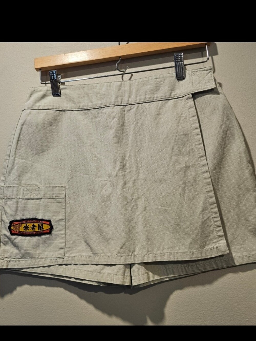 Vintage 1990s Mickey Unlimited by Jerry Leigh cargo-style wrap skort